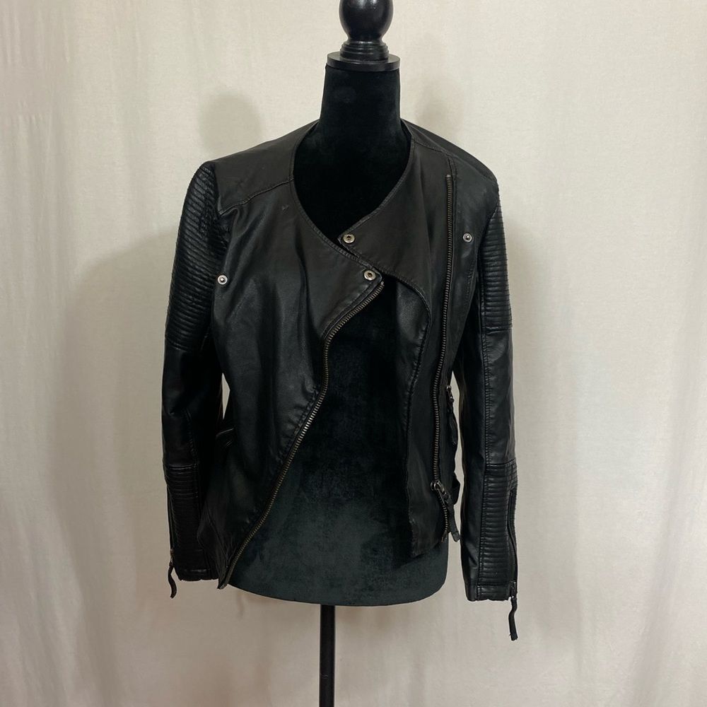 Top Shop leather jacket - Picture 1 of 8